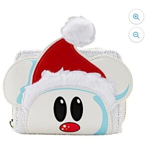Loungefly Disney Mickey Mouse Sequin Snowman Wallet ☃️❄️🎁💞